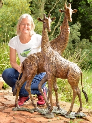 Bridget and Melman - Giraffe
