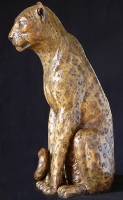 Egyptian-styled leopard