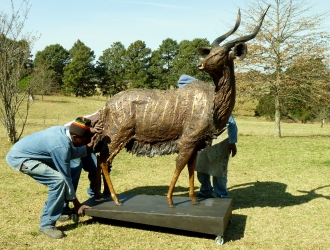 Nyala Bull - Lifesize