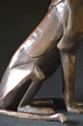 Sitting Cheetah Abstract - Maquette