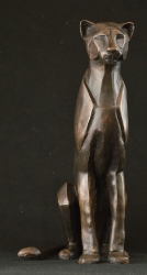 Sitting Cheetah Abstract - Maquette