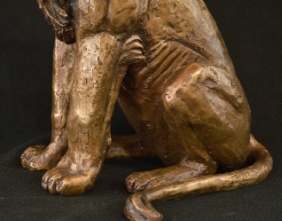 Sitting Lion - Maquette