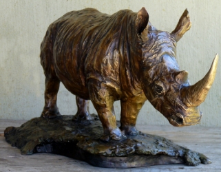 White Rhino large Maquette