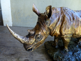 White Rhino large Maquette