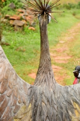 Dance - Crowned crane pair - life-sized