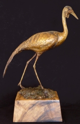 Wattled Crane maquette