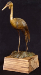 Wattled Crane maquette