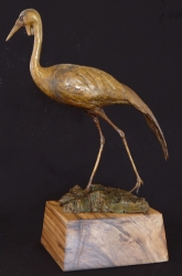 Wattled Crane maquette