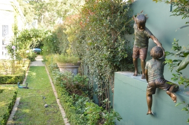 Helping hands - Boys climbing