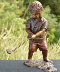 Little Golfing Boy