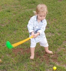 little Golfing Boy
