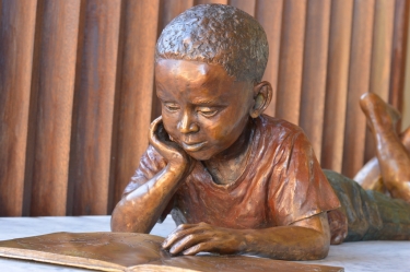 Reading Boy - Life-sized