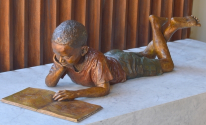 Reading Boy - Life-sized