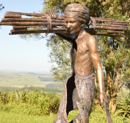 Cane Cutter monument - Victoria Hospital