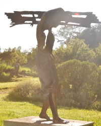 Cane Cutter monument - Victoria Hospital