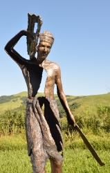 Cane Cutter monument - Victoria Hospital