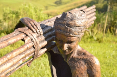 Cane Cutter monument - Victoria Hospital