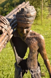 Cane Cutter monument - Victoria Hospital