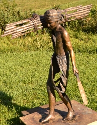 Cane Cutter monument - Victoria Hospital