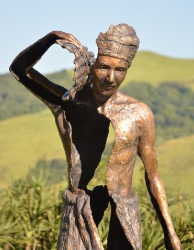 Cane Cutter monument - Victoria Hospital