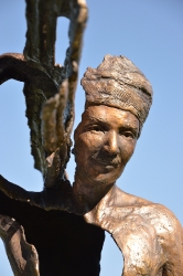 Cane Cutter monument - Victoria Hospital