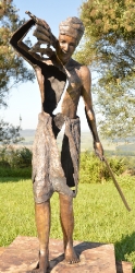 Cane Cutter monument - Victoria Hospital