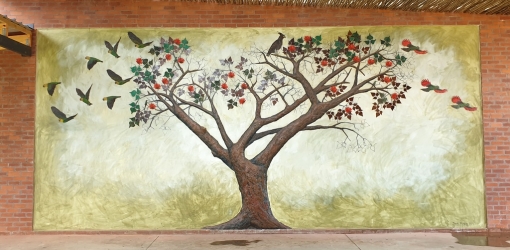 Thembelihle Primary School Relief Tree Mural