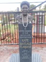  Portrait Bust of the late Kate Matlale Tlabjane 