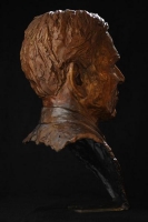 Bronze portrait bust of the late Mr Reddy