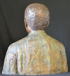 Portrait Bust of Nelson Mandela