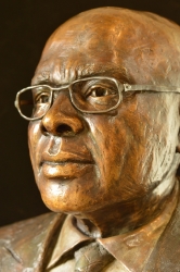 Portrait bust of the Late Dr B. J. Thusi Founder of Matatiele Private Hospital