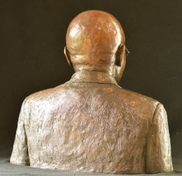 Portrait bust of the Late Dr B. J. Thusi Founder of Matatiele Private Hospital