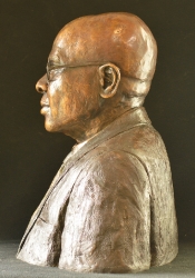 Portrait bust of the Late Dr B. J. Thusi Founder of Matatiele Private Hospital