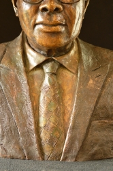 Portrait bust of the Late Dr B. J. Thusi Founder of Matatiele Private Hospital