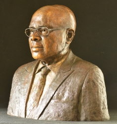 Portrait bust of the Late Dr B. J. Thusi Founder of Matatiele Private Hospital