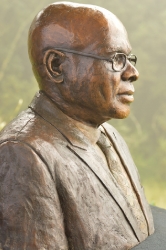 Portrait bust of the Late Dr B. J. Thusi Founder of Matatiele Private Hospital