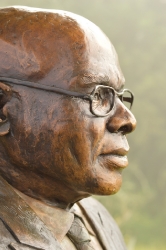 Portrait bust of the Late Dr B. J. Thusi Founder of Matatiele Private Hospital