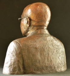 Portrait bust of the Late Dr B. J. Thusi Founder of Matatiele Private Hospital