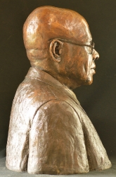 Portrait bust of the Late Dr B. J. Thusi Founder of Matatiele Private Hospital