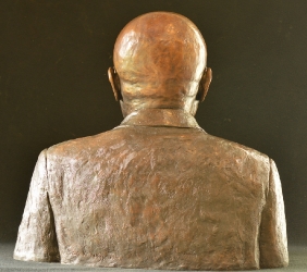 Portrait bust of the Late Dr B. J. Thusi Founder of Matatiele Private Hospital