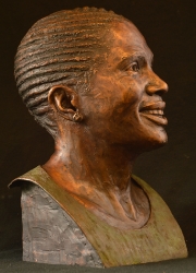 Portrait Bust of the late Lesego Victoria Montoedi