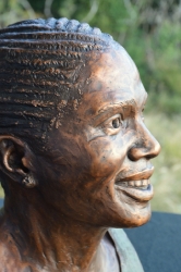 Portrait Bust of the late Lesego Victoria Montoedi