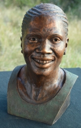 Portrait Bust of the late Lesego Victoria Montoedi