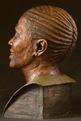 Portrait Bust of the late Lesego Victoria Montoedi