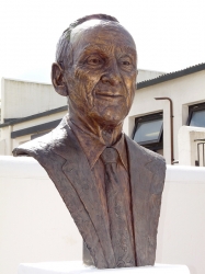 Portrait bust of the late Mr Philip Garlick