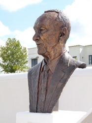 Portrait bust of the late Mr Philip Garlick