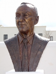 Portrait bust of the late Mr Philip Garlick