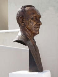 Portrait bust of the late Mr Philip Garlick