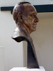 Portrait bust of the late Mr Philip Garlick