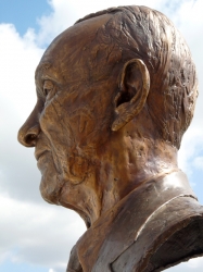 Portrait bust of the late Mr Philip Garlick